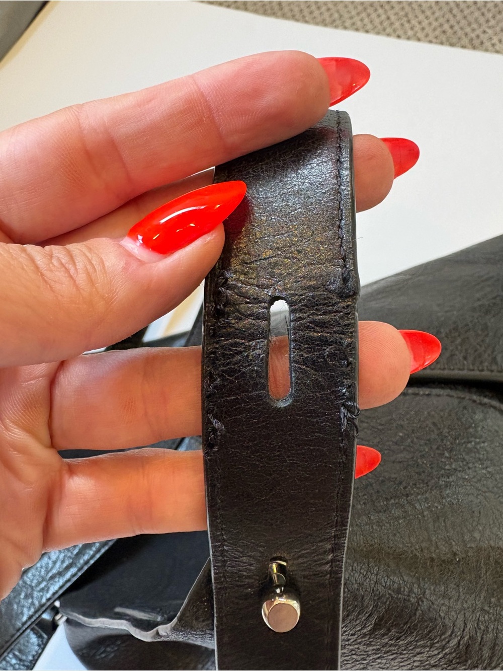 Rebecca Minkoff Black Leather Tote Bag - Picture 8 of 15